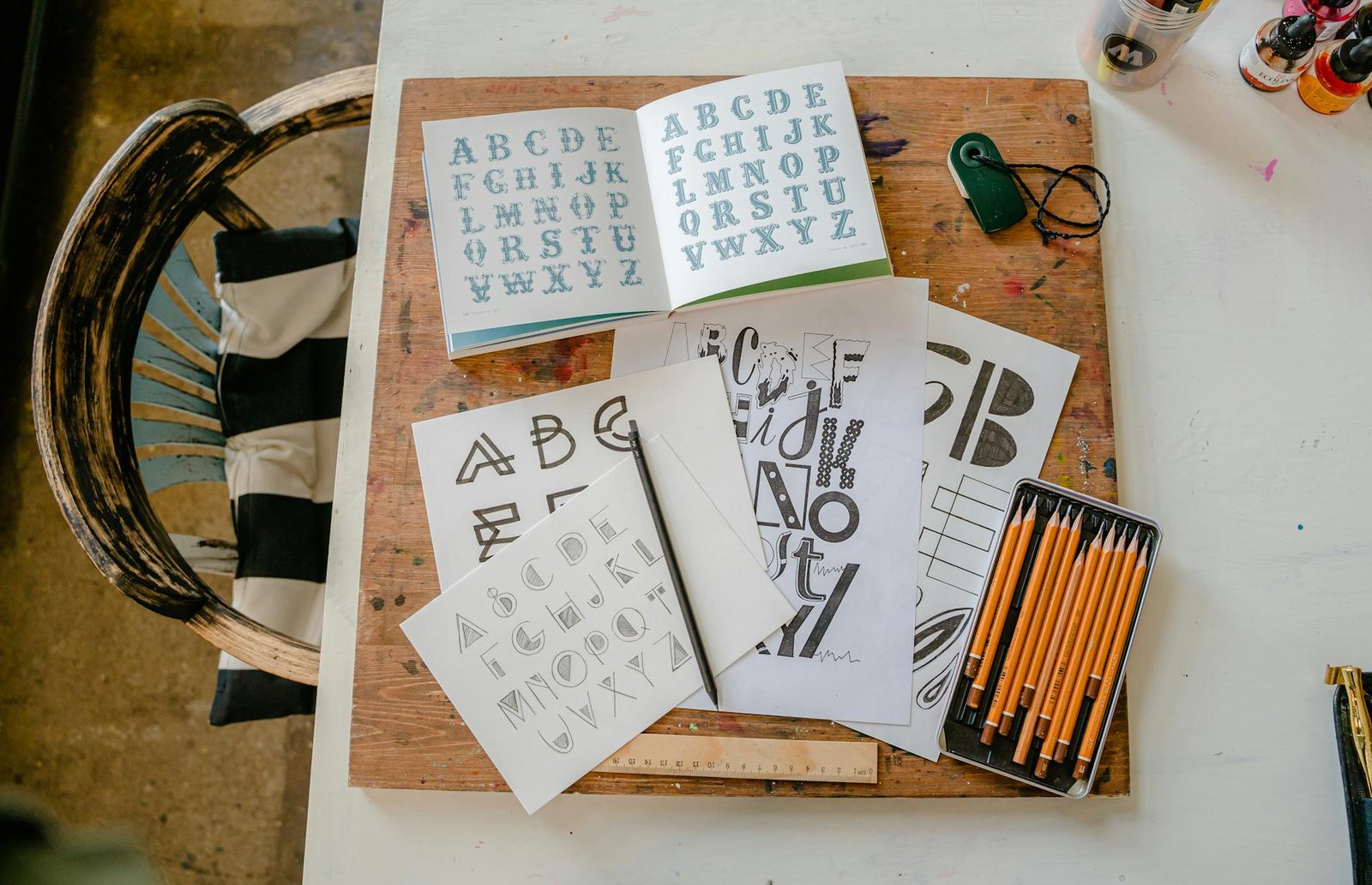 alphabet coloring page