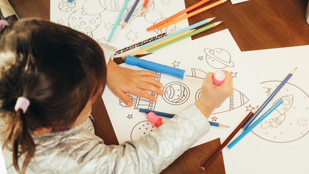 child coloring